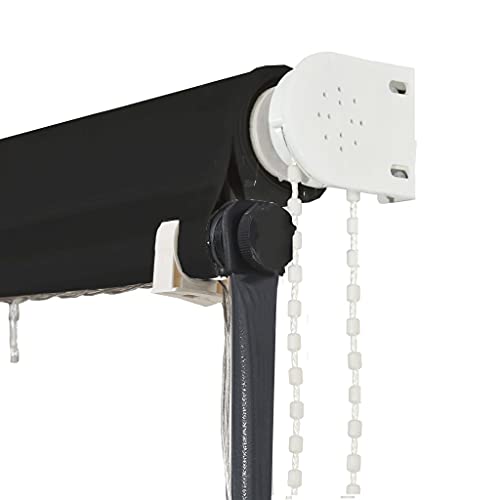 Auvent de terrasse avec LED intégrées et toile rétractable anthracite de 300 cm - 8