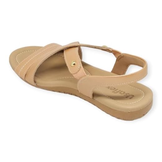 Sandália Feminina Usaflex R1804148 Rasteira