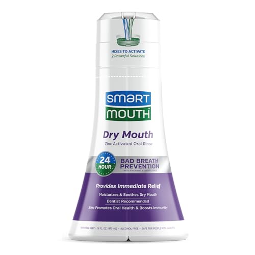 1 Pack , Dry Mouth : SmartMouth Dry Mouth Mouthwash, Mint, 16 Fluid Ounce