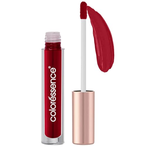 Image of COLORESSENCE Liquid Sindoor, Maroon, 3ml | Quick Dry | Long Lasting | Waterproof | Sponge Tip Applicator | Highly Pigmented | Easy Application