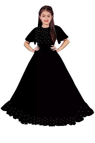 Image of Girls Rayon Calf Length Dress