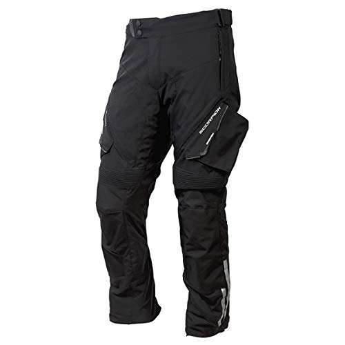Scorpion EXO Yosemite Men's Textile Adventure Touring Motorcycle Pants (Black, X-Large)