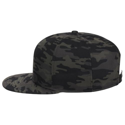 Image of Lids Blank Dime Adjustable Snapback Hat