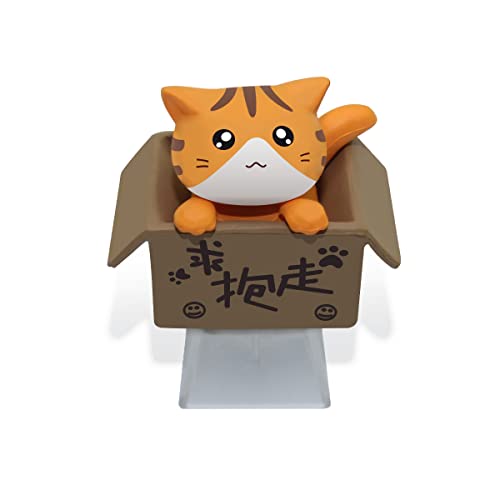 Amazon | ZMX ESC かわいい猫のキーキャップ、DIYハンドメイドギフト