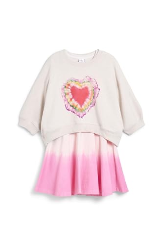 Desigual Mädchen Vest_naia Kleid, weiß, 14 Jahre