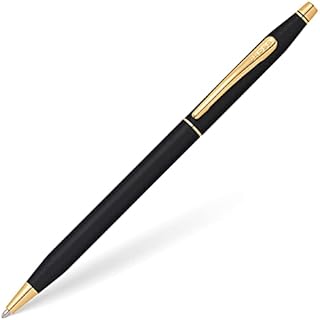 CROSS Classic Century Ballpoint Pen Classic Black with 23 CT Gold-Plated Appointments incl. Premium Gift Box  Refillable Medium Ballpen