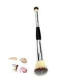 DADIWEY Double Ended Complexion Brush Face Concealer Powder Duo Makeup Brush Dual Ended, Blending...