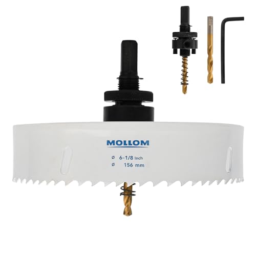 Mollom (156mm, White, 156mm | 6-1/8"