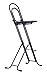 Vestil CPRO-800LP Steel Height Ergonomic Worker Chairs 18.5 In. to 35 In. 220 Lb. Capacity Black