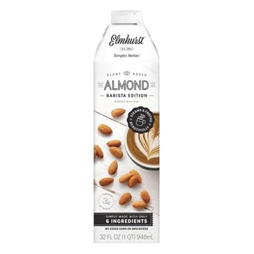 Elmhurst Barista Almond Milk Pack of 6