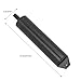 Jwthee Tennis String Tension Meter, Sports Tension Calibrator for Tennis Stringing Machine, Badminton Stringing Machine, Up to 100 Pounds (Black)
