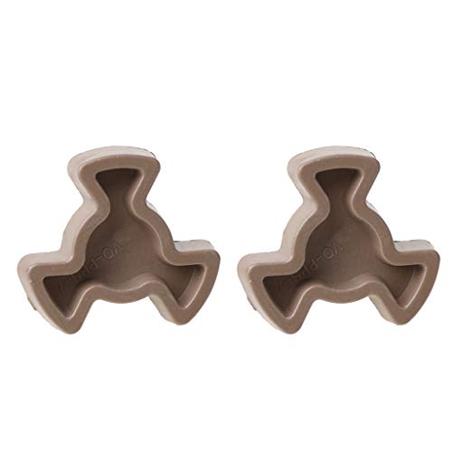 JIACUO 2Pcs 17mm Microwave Oven Turntable Roller Guide Support Coupler Tray Shaft - Image 5