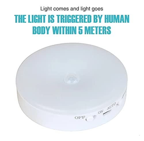Image of Motion Sensor Rechargeable LED Light Bulb for Home Car (Motion Sensor Light Pack of 5)