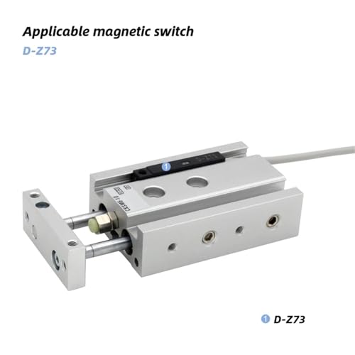 Vérin pneumatique double tige CXSM25-60 guidage précis - 4