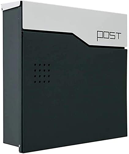 lpzsmd briefkasten anthrazit postkasten Pfosten für Briefkästen Außen...