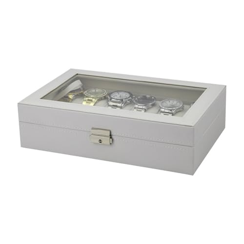 Boîtier de montre en cuir blanc pour sublimer votre dressing