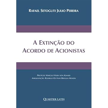 Capa do livro A Extinção Do Acordo De Acionistas