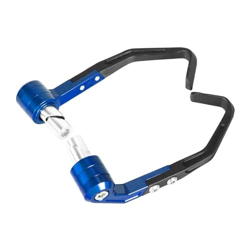 Leviers universels pour moto Suzuki avec protection de guidon réglable bleue
