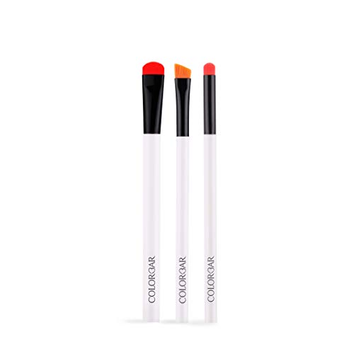 Colorbar Ready To Wink Perfect Eye Makeup Kit II Travel-friendly set of three brushes II Ultra-soft, synthetic bristles
