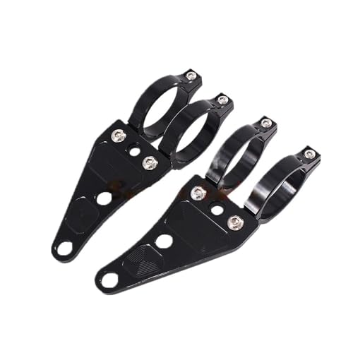 Soporte de faro auxiliar 41mm para horquilla de moto Chopper y Cafe Racer