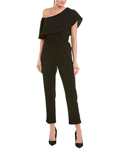 Ali & Jay Women's Cold Shoulder Blouson Jumpsuit, Black Le Boulevard, Large