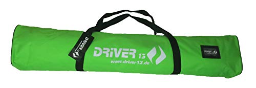 Driver13 ® Kids Ski Bag Sac de Ski pour Les bâtons de Ski, Sac de Ski pour Les Enfants pour Le Stockage et Le Transport Pendant Le Ski, étanche (Aussi snowblades et Bigfoots) Vert 120 cm