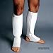ProForce Combination Cloth Shin / Instep Guards - White - Child Large