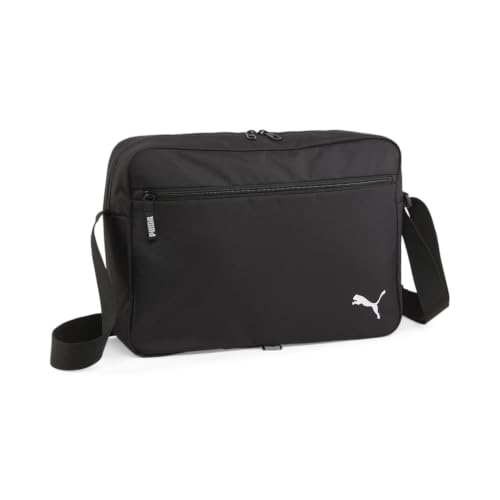 Puma Team Messenger Bag, Sacs à bandoulière Adultes Unisexes, Puma Black, OSFA -