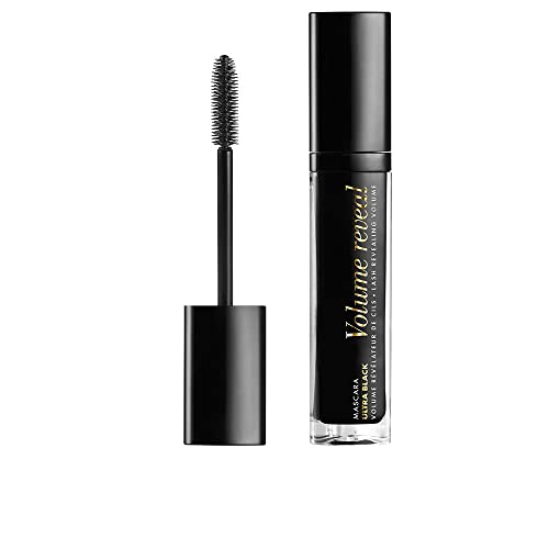 Bourjois - Mascara Volume Reveal - Volume et définition - Miroir grossissant x3 intégré - Brosse à picots capteurs de cils - 22 Ultra Black 7,5ml