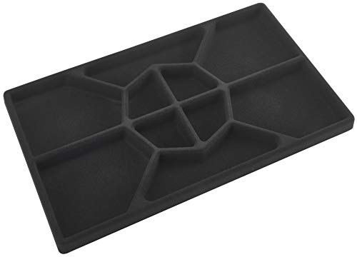 Rev-A-Shelf CJD-24IS Rev-A-Shelf CJD-24IS-1 CJD Series Velvet Jewelry Drawer Organizer Insert for CJD-2414