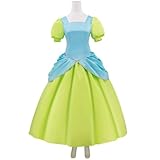 Adult Evil Stepsister Dress Fairytale Drizella Ball Gown Costume Anastasia Cosplay Dress Halloween Princess Outfit Green