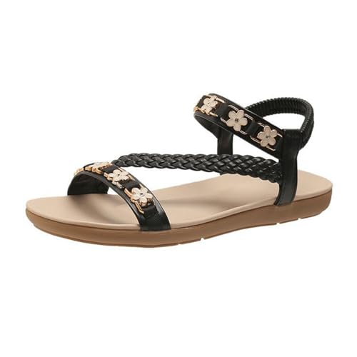 Sandales femme confortables en cuir pour l'été et la plage