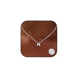 MILACOLATO Collar Inicial Corazón Para Mujer A-Z Collar Personalizado Collana Donna Oro 18K Cadena Plata Collar Nombre Ajustable San Valentin Regalos Originales Para Mujer-SA