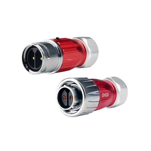 Connecteur DH20 aviation sans soudure étanche à raccordement rapide et montage inversé