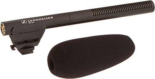 Image of (Refurbished) Sennheiser MKE 600 Professional Shotgun microphone for video cameras. Ideal for Youtubers,Vloggers,Filmmakers,Mobile Journalism