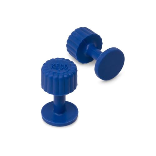 Dead Center 13 mm Blue Smooth Finishing Glue Tab (10 Pack)