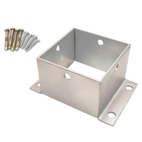 Support de poteau en acier inoxydable pour garde-corps et platine de terrasse carrée haut de gamme