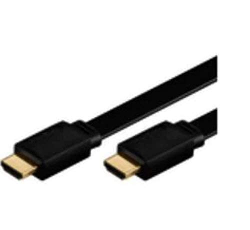 Microconnect HDM19191 V1.4FLAT Cable 1 m Black, 1 Meters