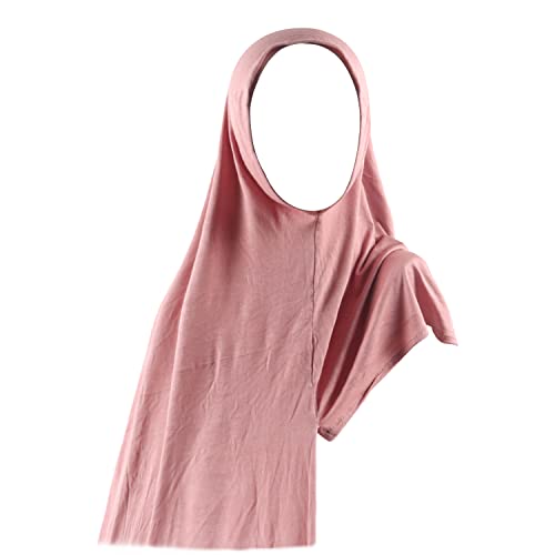 Faticinfa Pinless Instant Jersey Hijab Head Scarf Wrap Ready To Wear Stretch Jersey Turban Head Wraps