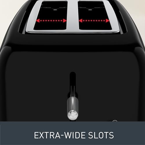 T-Fal Tefal Black Collection 2-Slot Toaster, 7 Browning Levels thumbnail 7