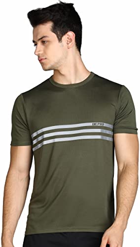 Image of Mens Round Neck T-Shirt for Workout and Running