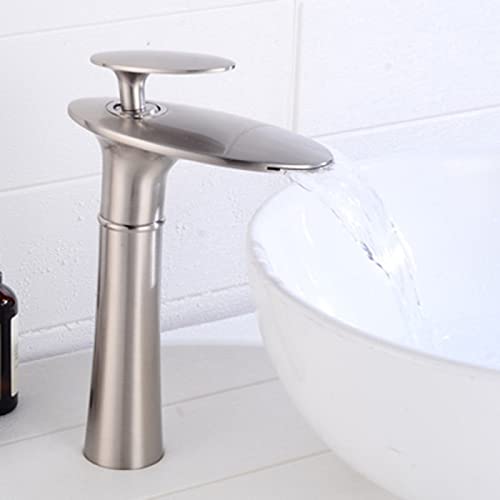 QYYZTQY Grifo mezclador de agua fría y caliente para lavabo moderno