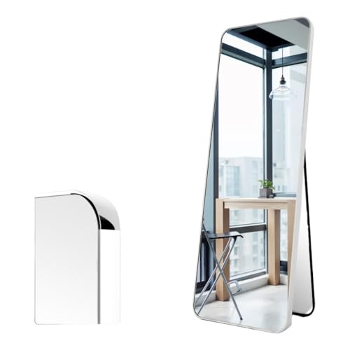 スタンドミラー 壁掛け 全身 鏡 姿見鏡 150cmx40cm 白 1522