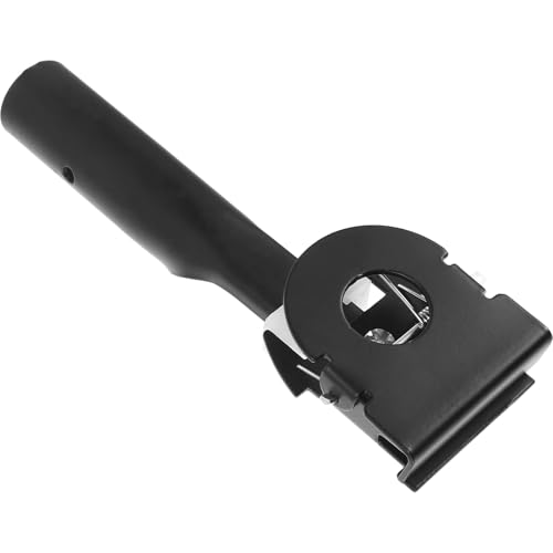 SOIMISS Abrazadera de Clip para Poste de Trapeador Doméstico de Acero Inoxidable y Aluminio, Diseño Giratorio de 2.0 Negro Tungsteno, Pieza de Repuesto para Varillas de Escoba, Accesorio