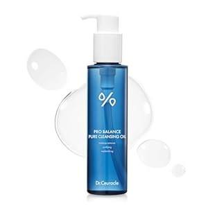 Dr.Ceuracle Pro Balance Pure Cleansing Oil – Makeup Sunscreen Remover Oil Cleanser, Korean Facial Cleanser with Hydrating Finish (155 ml / 5.24 fl. oz.)