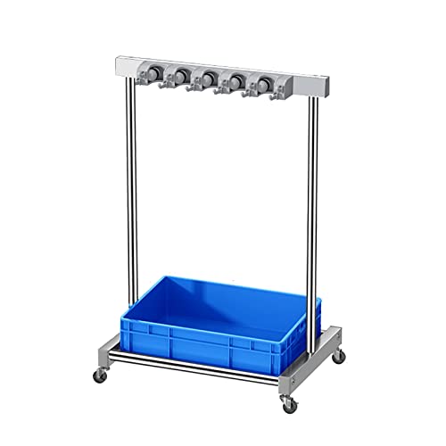 Chariot de nettoyage sur pied pour ranger les balais humides