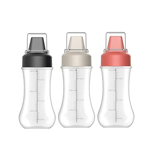 Botellas exprimibles de 5 Orificios para condimentos, exprimidor de Ketchup con Escala, Salsa, Ketchup, Aceite de Mostaza, Botella de condimento para pícnic, Barbacoa, Cocina Cover