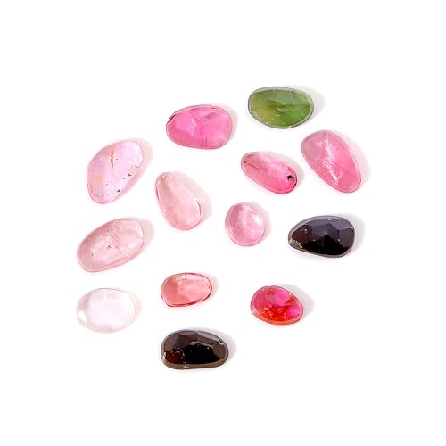 Tourmaline biologique taille rose pour la haute joaillerie artisanale française