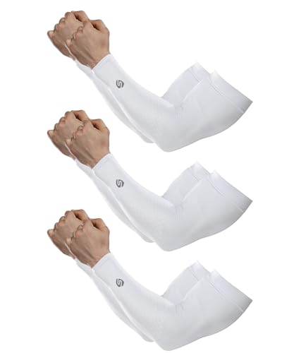 SHINYMOD Manicotti Braccia Anti-UV Manicotto Braccio di Raffreddamento con Protezione Solare UPF 50+ Manicotti a Compressione Tatuaggio di Copertina per Uomo Donna, per Ciclismo, Golf