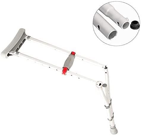 Muletas para adultos Cuidado de la salud de las axilas Muletas universales de aluminio Muletas de altura ajustable de aluminio Adultos jóvenes Ideal para viajes o trabajo